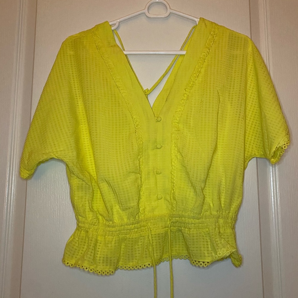 TJ Maxx bright yellow top